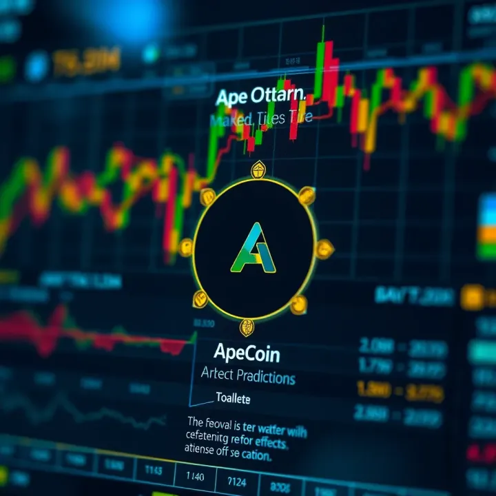 Diagram illustrating key factors influencing ApeCoin price including technical analysis and market sentiments