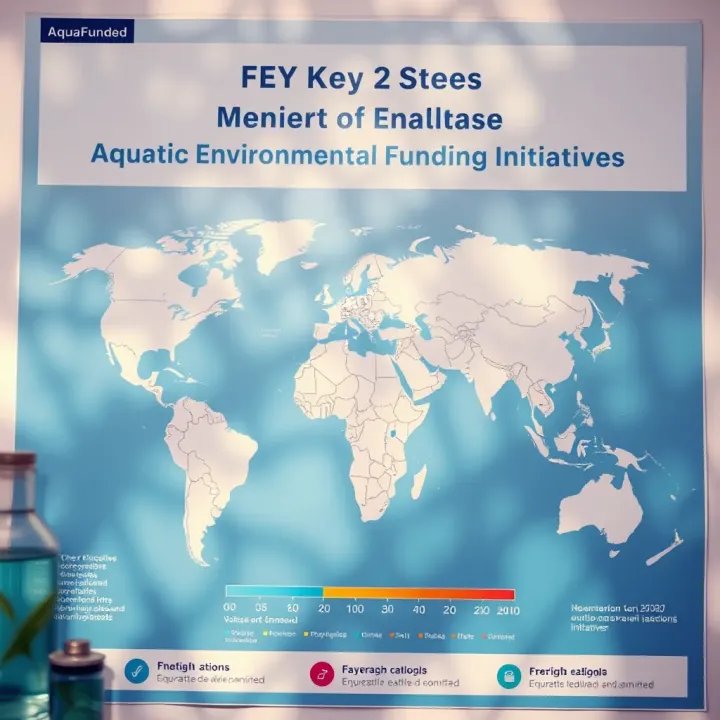 Key Stakeholders in Aquatic Environmental Funding Initiatives Map highlighting key global and Indian stakeholders involved in aquatic environmental initiatives