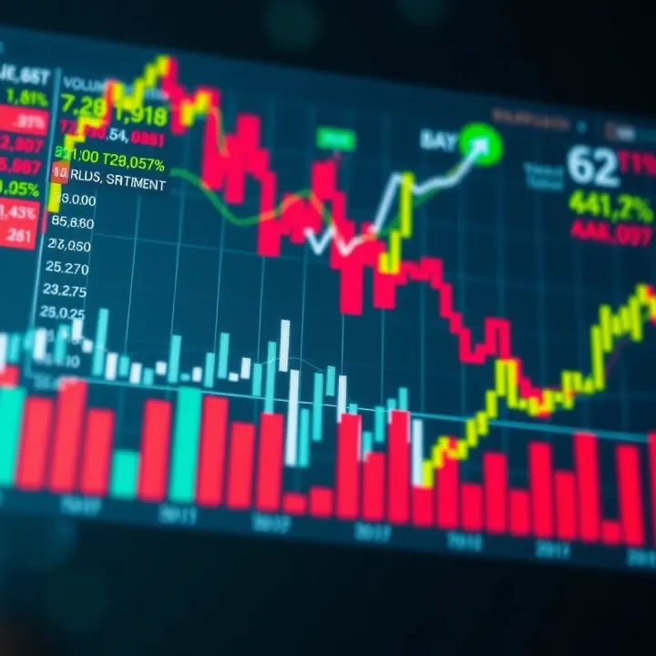 Visualization of key market factors influencing Beldex value including trading volume and market sentiment