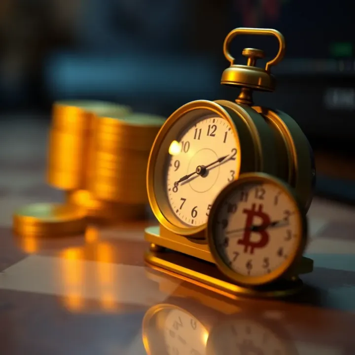 Aligning Bitcoin Candle Close with Indian Standard Time for Effective Trading Clock depicting the synchronization of Bitcoin daily candle close with Indian Standard Time for trading strategies