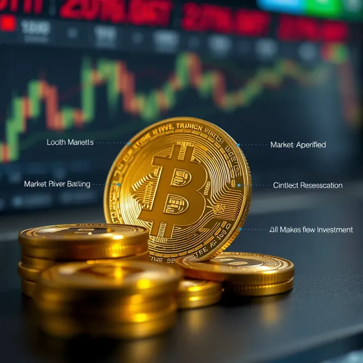 Illustration of key factors affecting Bitcoin value including market dynamics and investment risks in India