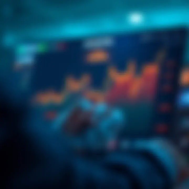 User interacting with Aviator trading platform interface displaying rising graph and betting options