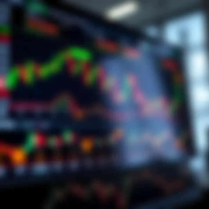 Interface showing forex trading platform with currency exchange rates and charts