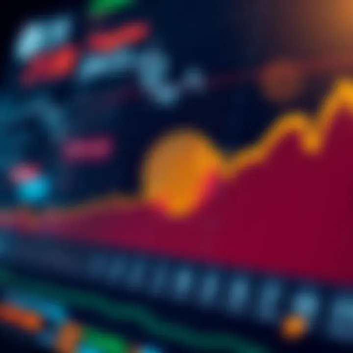 Graph showing Bitcoin price fluctuations and projected growth trends over two decades
