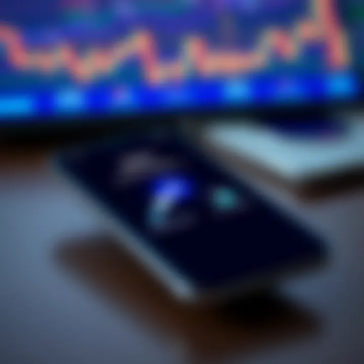 Illustration showing installation process of Bluechip APK on smartphone with security icons