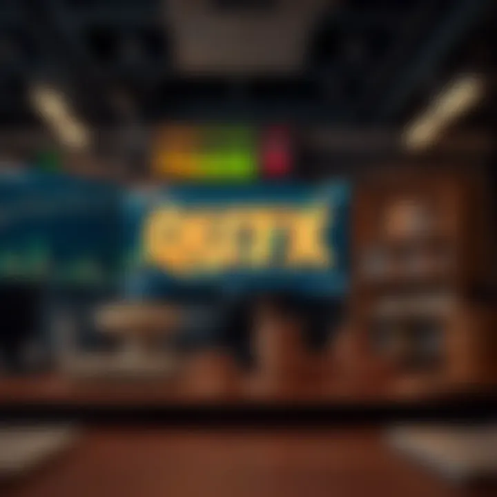 Illustration of financial strategy concepts related to Qutex trading and investment risks