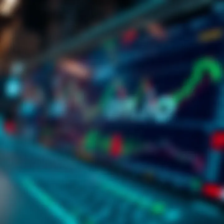 Secure digital interface displaying cryptocurrency exchange charts and data analytics