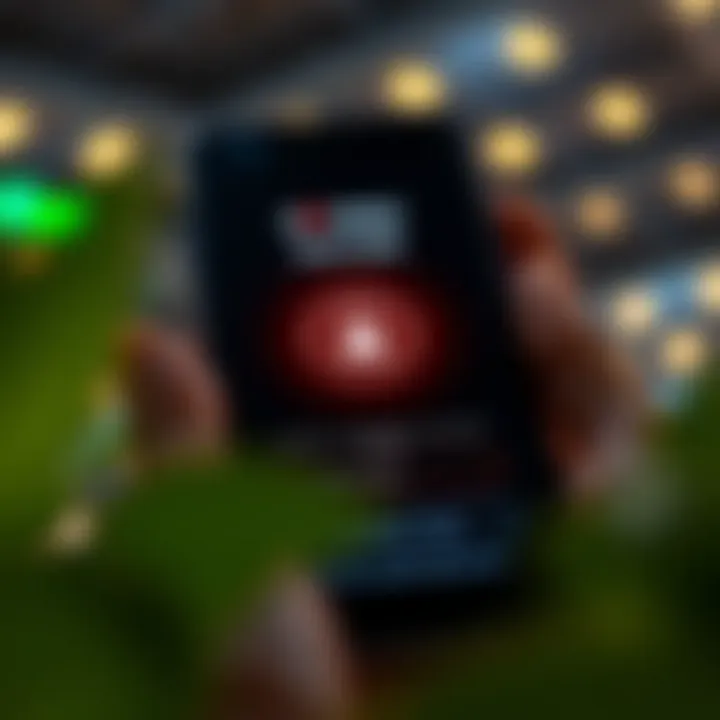 Secure login screen of Exness Go app highlighting biometric authentication and encryption features