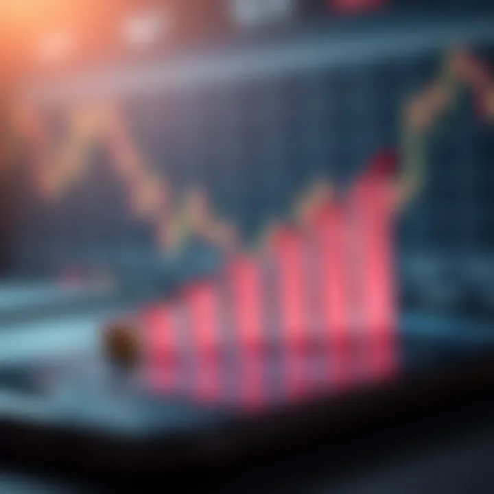 Illustration of small monetary investments growing symbolically with upward financial graphs