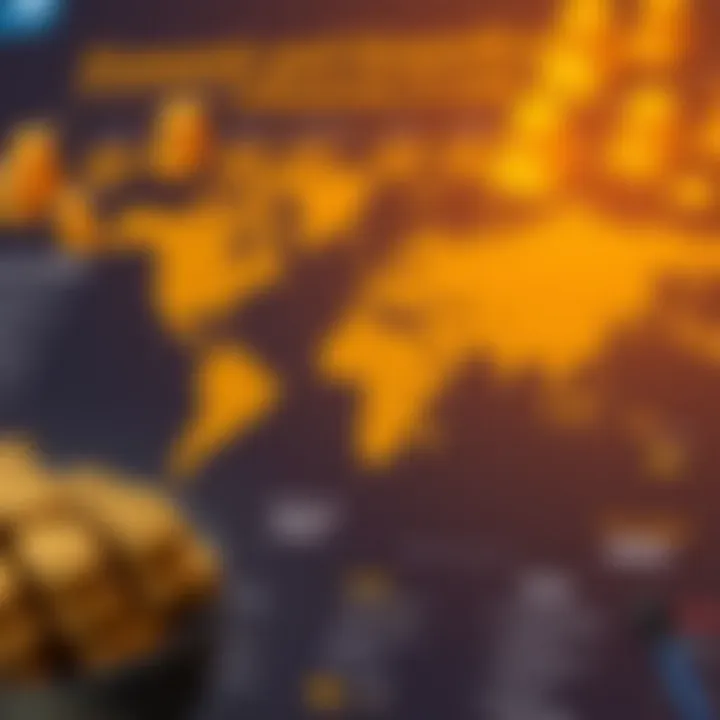 Infographic illustrating economic and geopolitical factors influencing gold valuation in India