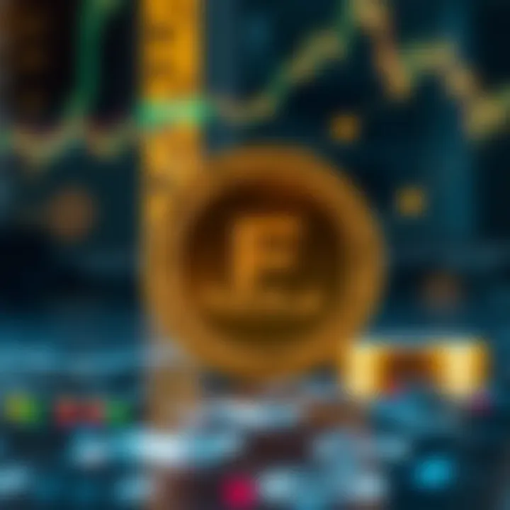 Conceptual visualization of factors influencing Fetch.ai's value including technology, market demand, and investor sentiment
