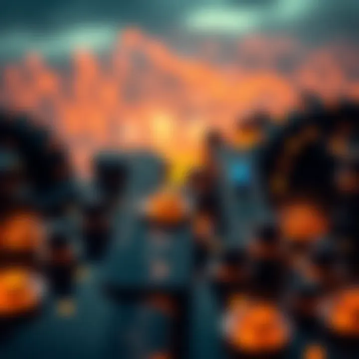 Overview of Filecoin's Blockchain Technology and Market Impact Visual representation of blockchain technology and digital assets interconnected