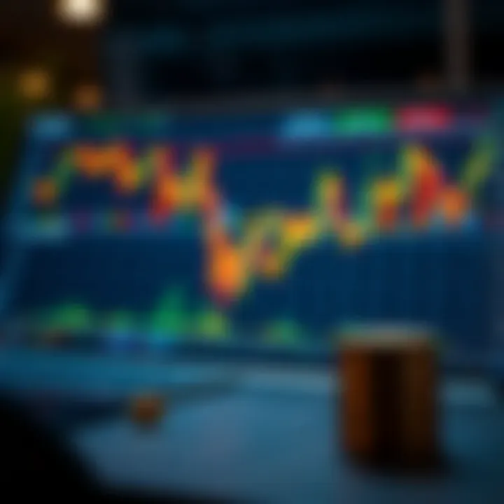 Financial Performance and Economic Factors Influencing Share Price Illustration of financial charts and economic indicators impacting corporate share price