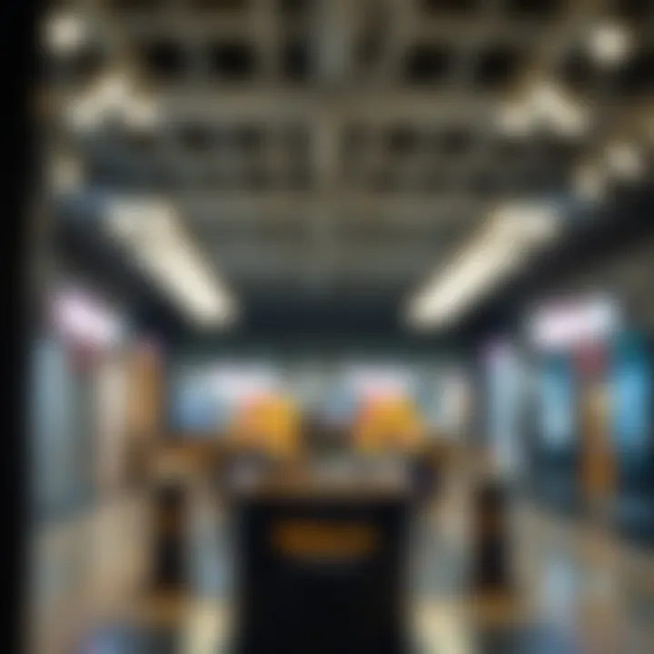 Dynamic digital network symbolizing telecommunications growth and retail market expansion