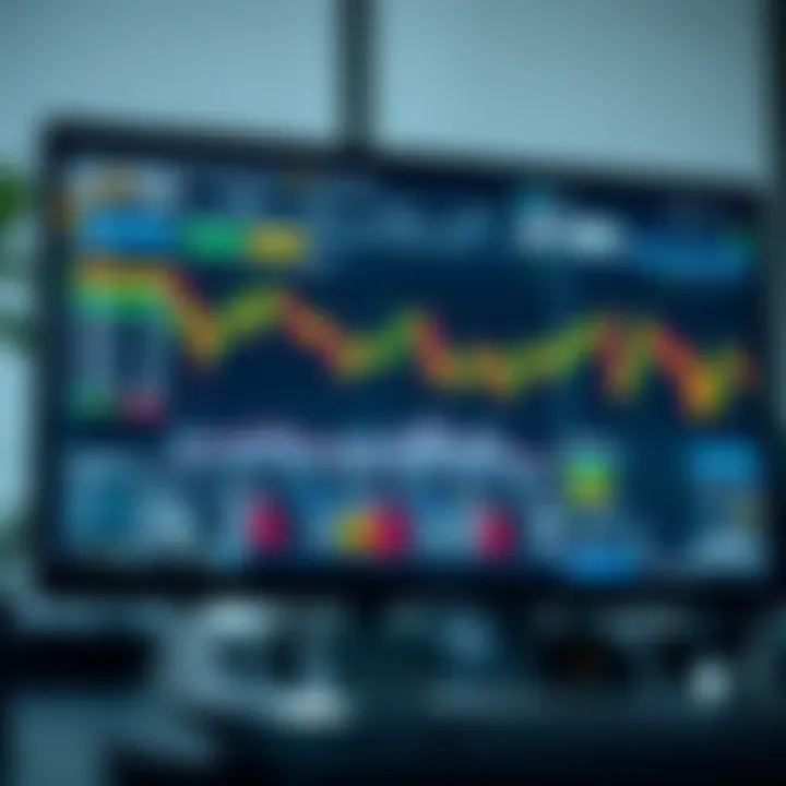 User interface of Quotex trading platform on desktop screen with charts and trading options