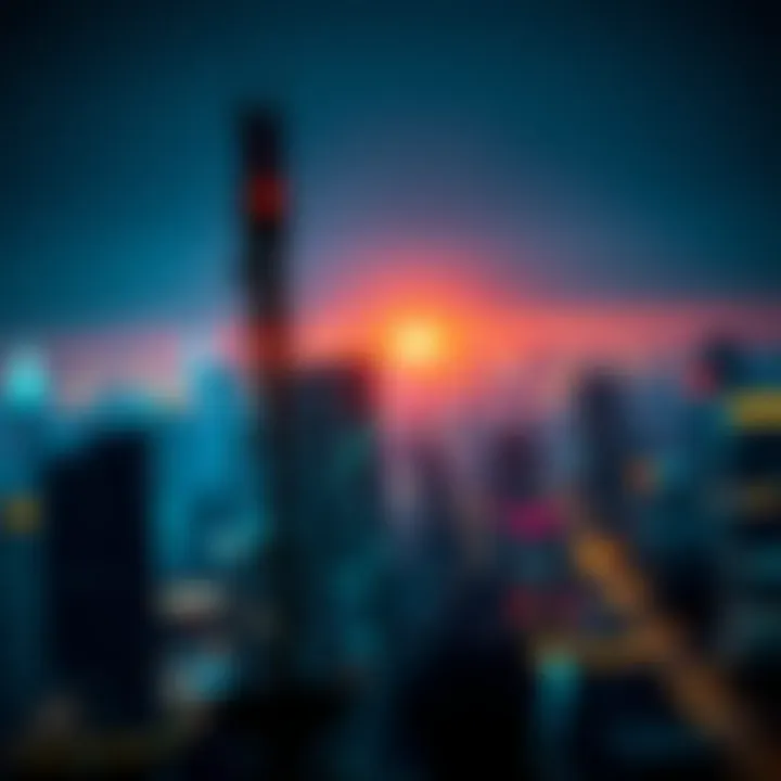 Visual representation of Indian telecom industry dynamics impacting Reliance Communications stock value