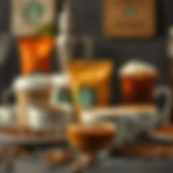 Various coffee cups showcasing diverse flavors offered by local and international coffee brands in India