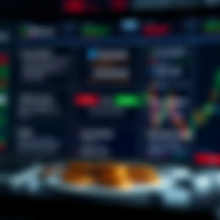 Visual representation of different account types and risk management strategies in online trading