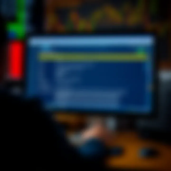 Computer screen showing system requirements and security features for Quotex software