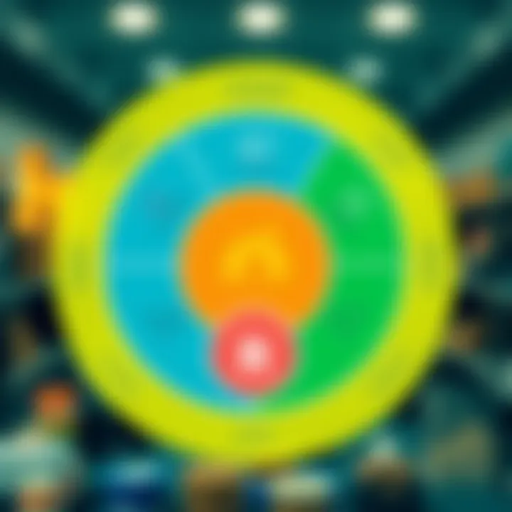 Diagram illustrating key business segments and market position of a conglomerate