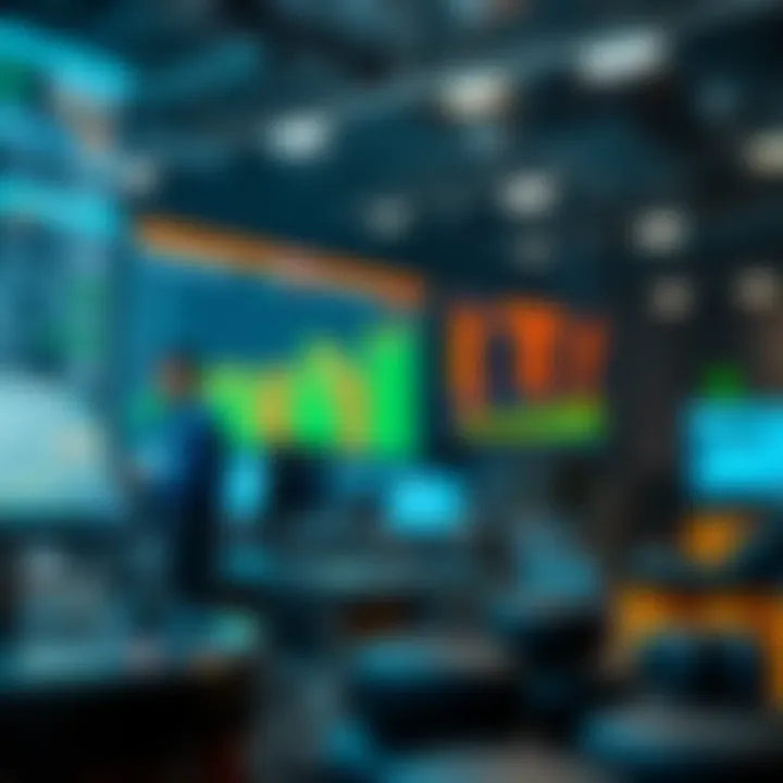 Visualization of sector trends and competitive landscape affecting Reliance Industries stock potential