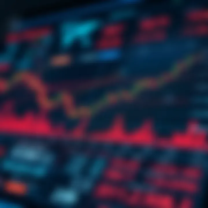 Illustration of financial analysis with charts and data representing company performance and expert forecasts