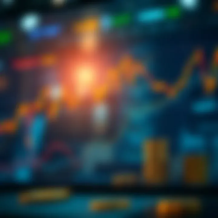 Graph showcasing earnings growth and earnings potential using trading apps