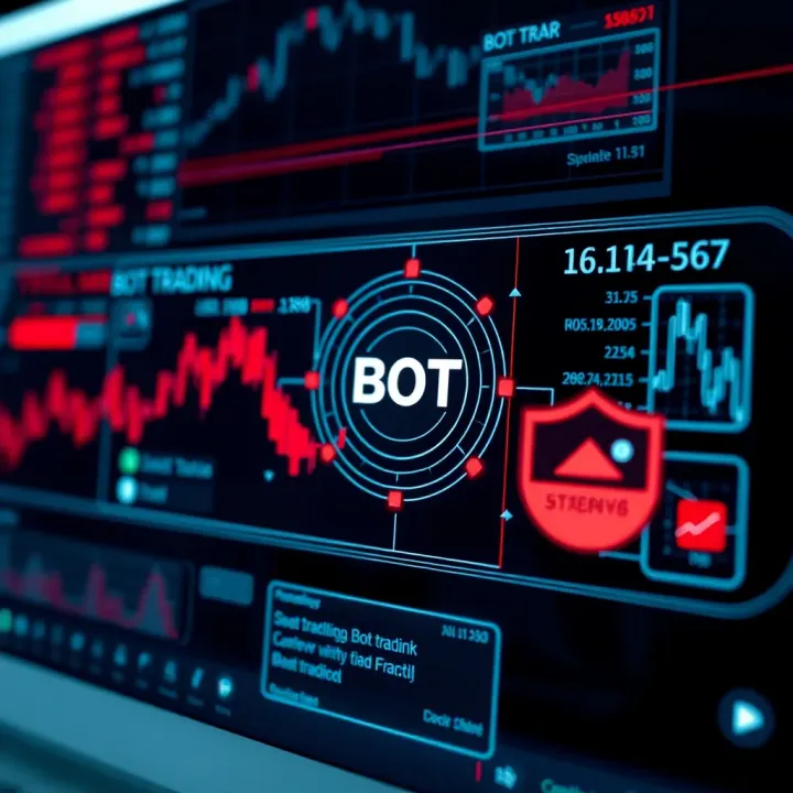 Conceptual graphic showing technology integration and regulatory framework for bot trading in Indian financial markets