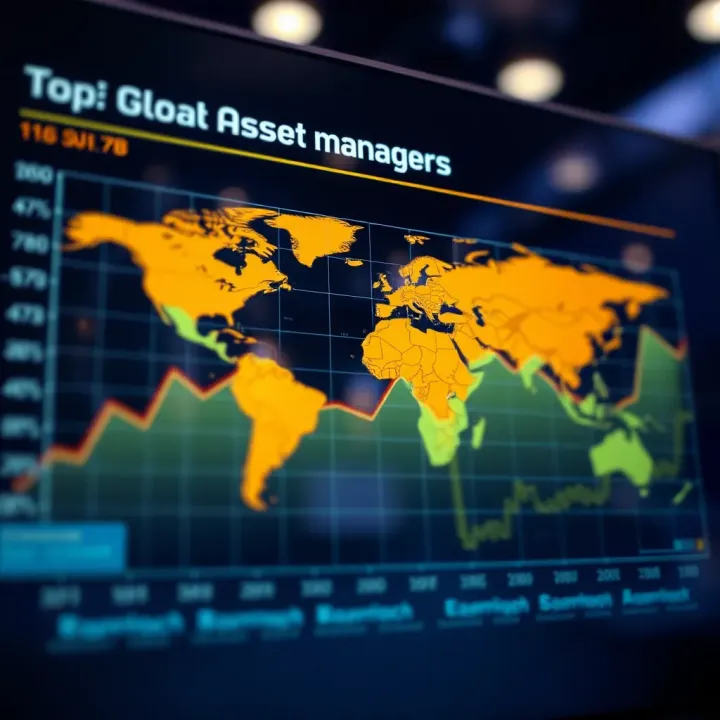 Graph depicting diverse investment strategies used by top asset managers