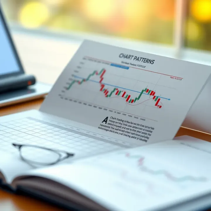 Screenshot of an open PDF document displaying educational content on trading chart patterns