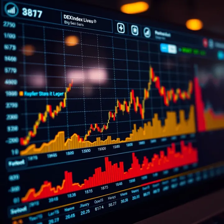 Comparison chart of leading decentralised exchange platforms highlighting market trends