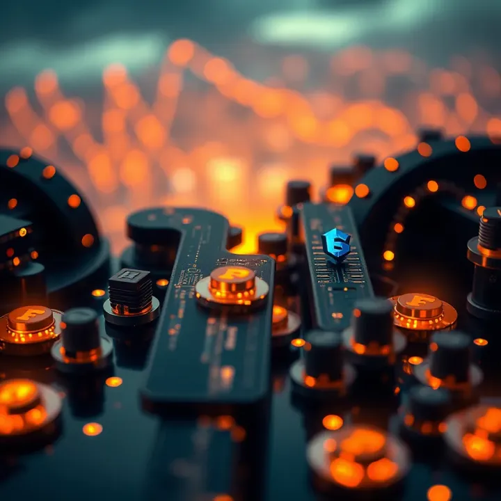 Overview of Filecoin's Blockchain Technology and Market Impact Visual representation of blockchain technology and digital assets interconnected