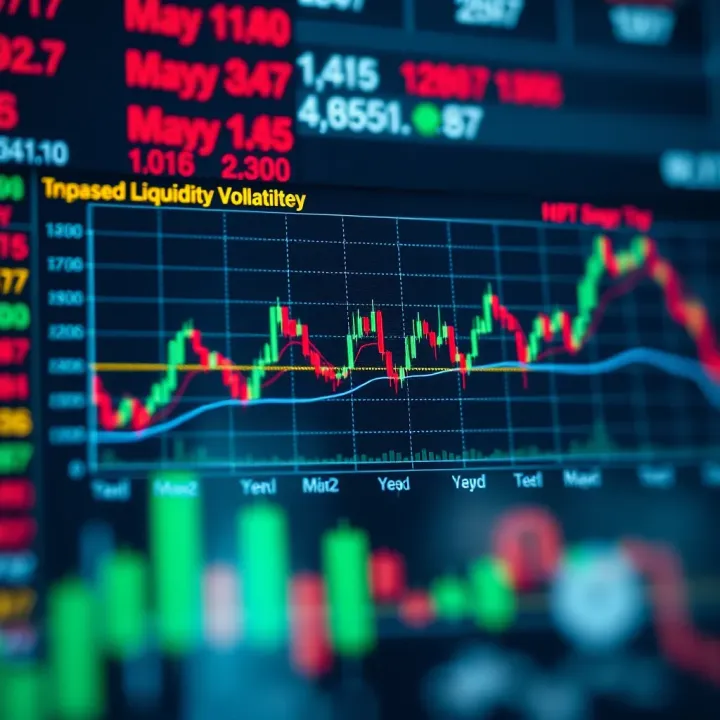 Impact of Overlapping Forex Sessions on Market Liquidity and Volatility Graph showing overlapping forex sessions with indicators of increased liquidity and volatility