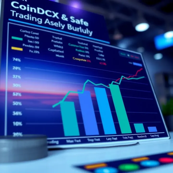 Graph comparing trust levels and features of major cryptocurrency exchanges in India