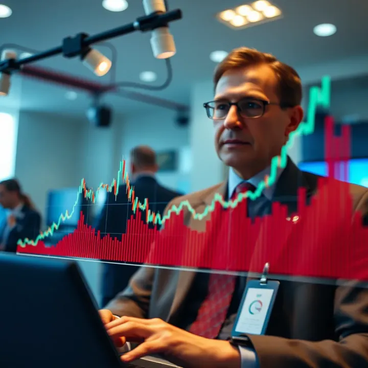 Impact of Mohamed El-Erian’s Investment Strategies on Market Trends Graph showing global market trends influenced by Mohamed El-Erian's investment strategies
