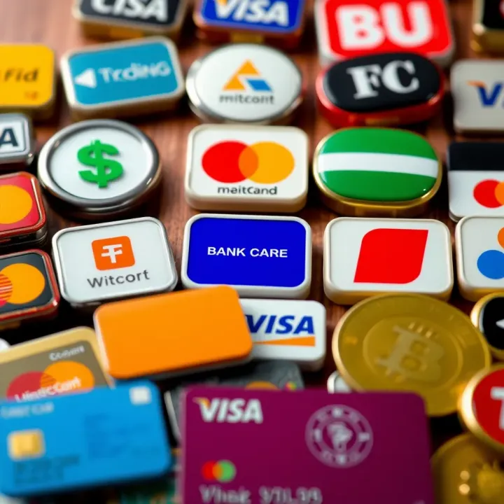 Available Payment Methods for Quotex Withdrawals Various payment method icons including bank transfer, e-wallets, and cards arranged neatly