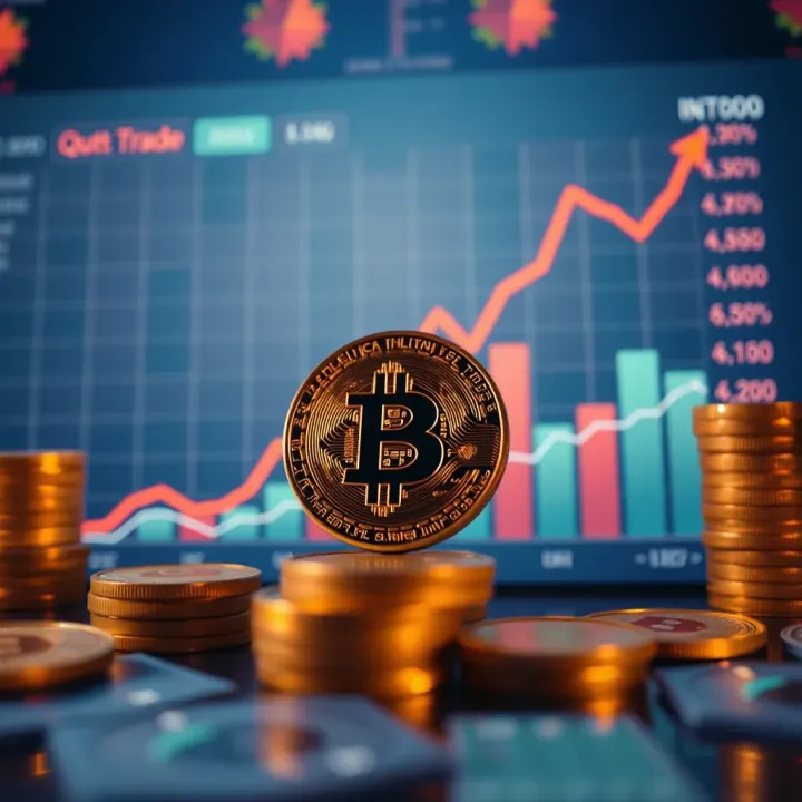 Graph showing growth and challenges in cryptocurrency trading in India