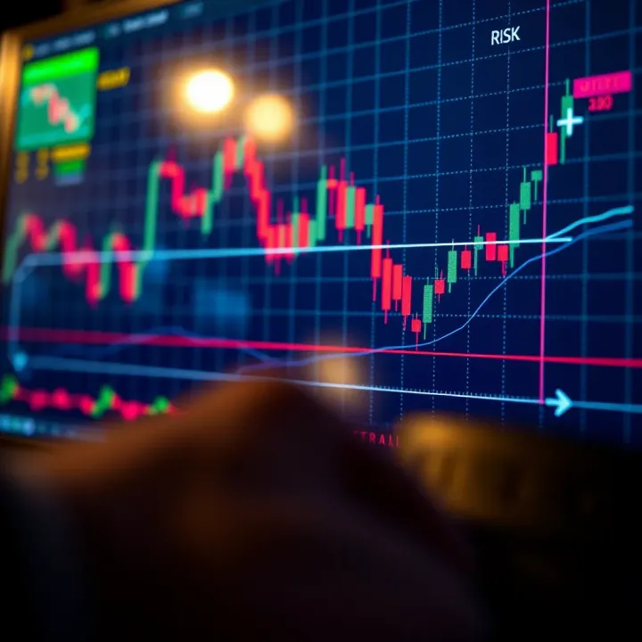 Graph showing trading strategies and risk management techniques applied in QX Trading within India