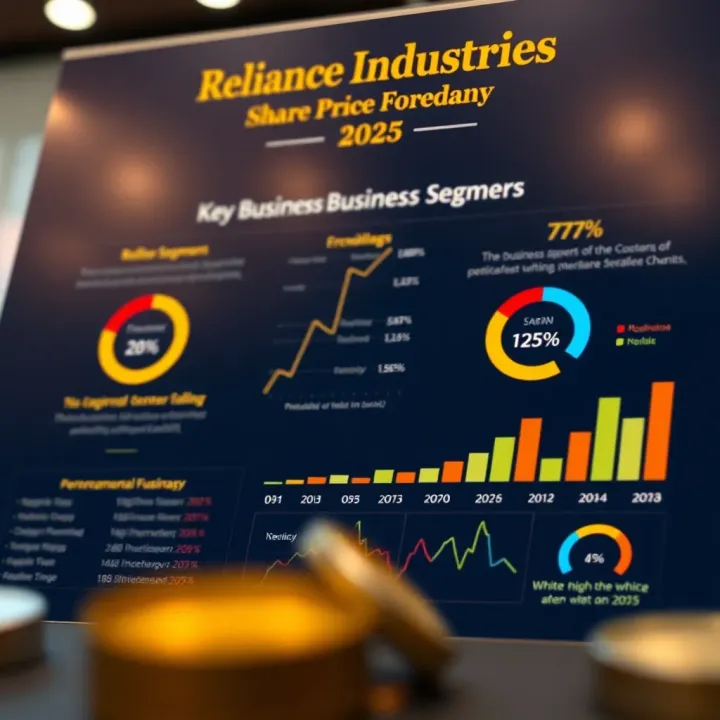 Infographic showing key business segments and financial indicators of a leading diversified company