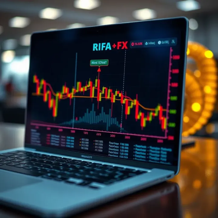 Chart depicting risk management strategies and common challenges faced in Rifa FX trading