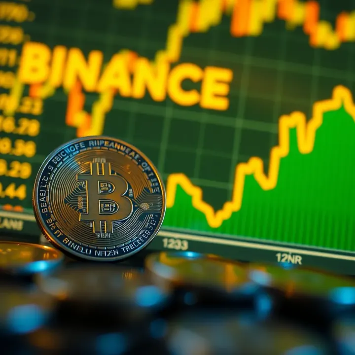Graph illustrating Binance Coin price fluctuations in Indian Rupees over time
