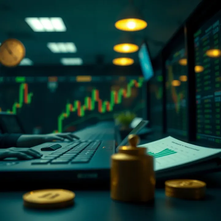 Visual representation of managing trading funds and avoiding extra charges