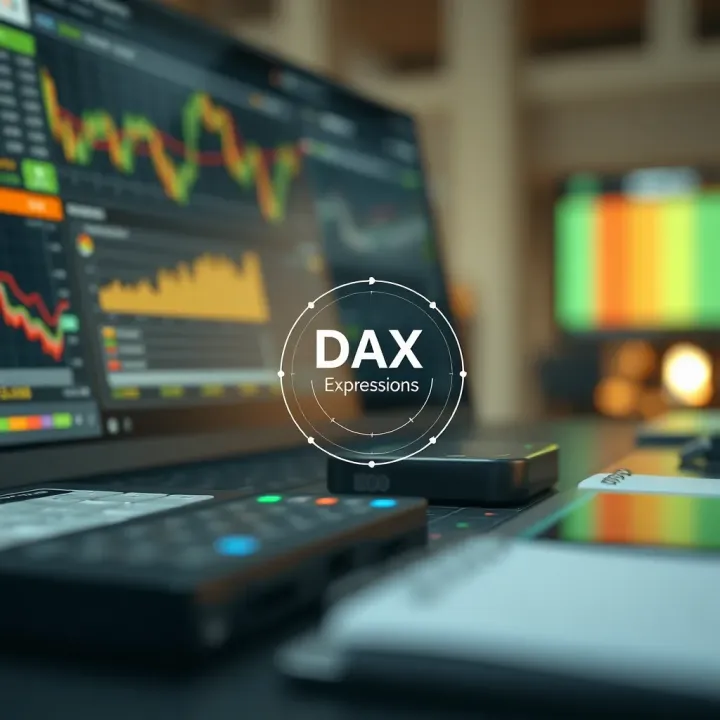 Diagram illustrating core components and structure of DAX expressions in data analysis