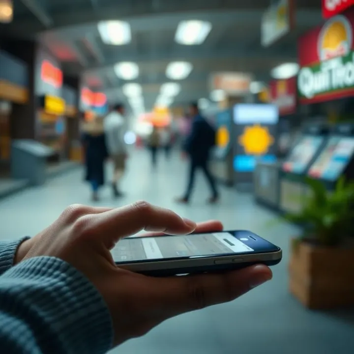 Secure online transaction on a mobile device showing safety in funding trading accounts
