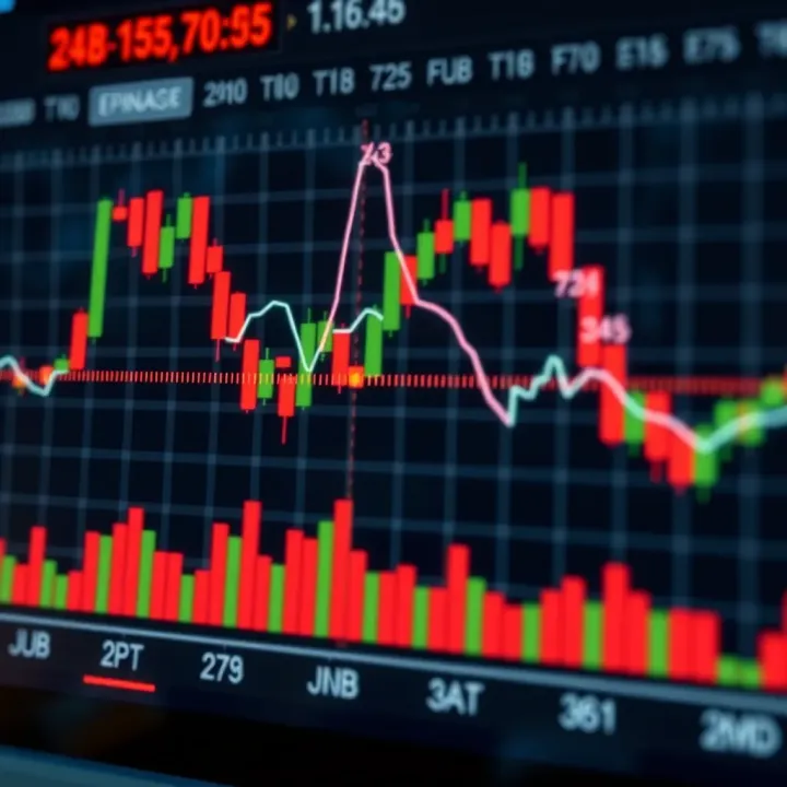 Chart illustrating the formation of the reverse flag pattern with trend reversal signals
